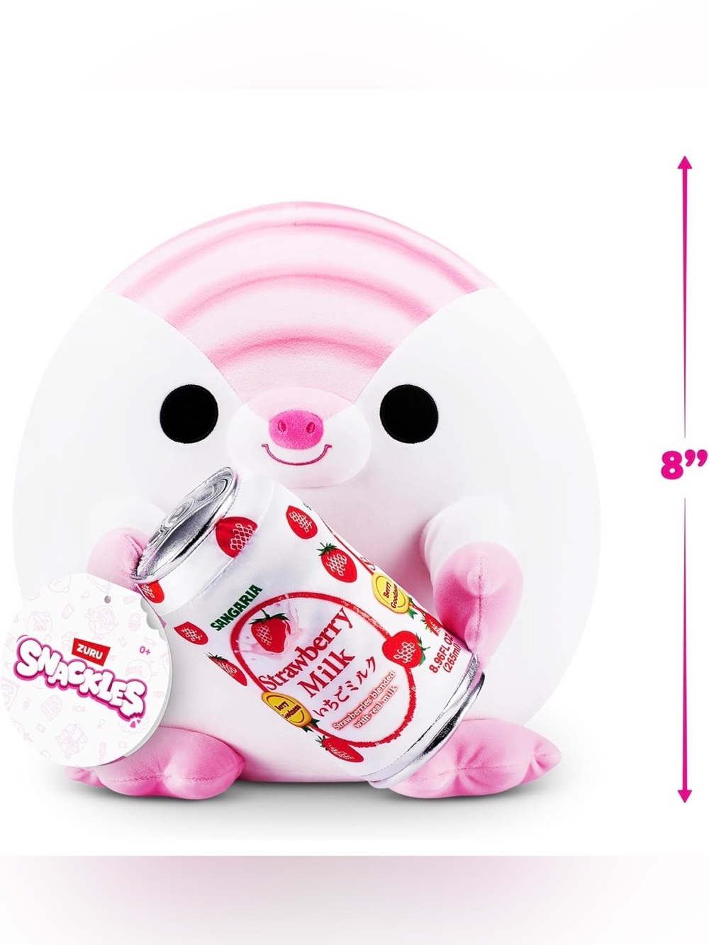 8” Snackles Licensed Series Armadillo